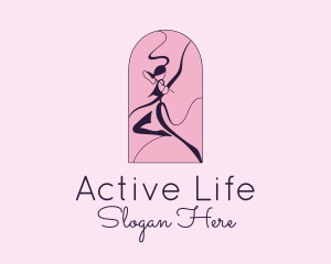 Strategic Marketing - Woman Archery Sport logo design