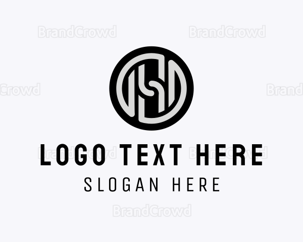 Industrial Factory Business Letter H Logo