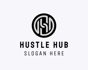 Industrial Factory Business Letter H logo design