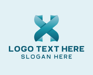 Networking - Modern Digital Letter X logo design