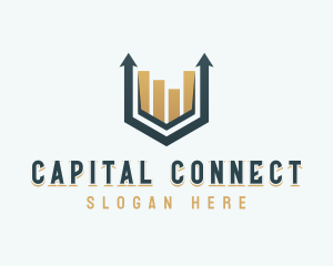 Arrow Graph Financial Trading   logo design