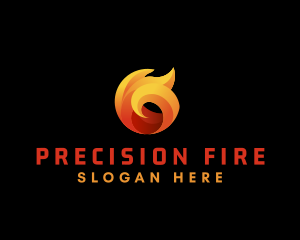 Fire Heating Energy logo design