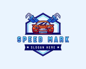 Auto Garage Mechanic logo design