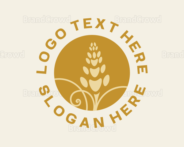 Golden Wheat Harvest Logo