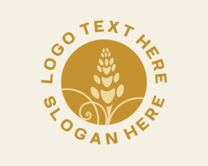 Gold - Golden Wheat Harvest logo design