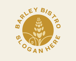 Barley - Golden Wheat Harvest logo design