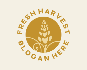Golden Wheat Harvest logo design