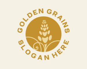 Golden Wheat Harvest logo design