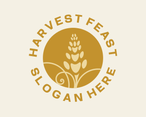 Golden Wheat Harvest logo design