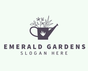 Watering Can Plants logo design