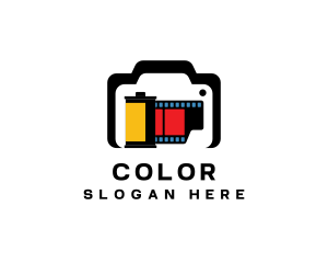 Camera Film Photography logo design