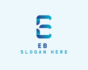 Cyber - Tech Programming Letter E logo design