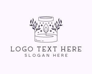 Candlelight - Artisanal Candle Souvenir logo design