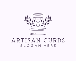 Artisanal Candle Souvenir logo design