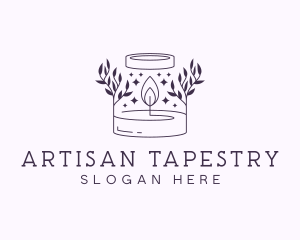 Artisanal Candle Souvenir logo design