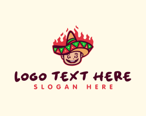 Food - Mexican Spicy Food logo design