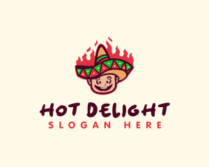 Mexican Spicy Food logo design