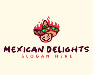 Mexican Spicy Food logo design