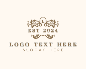 Luxury - Garden Wedding Event logo design