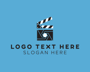 Show - Clapper Shutter Video logo design