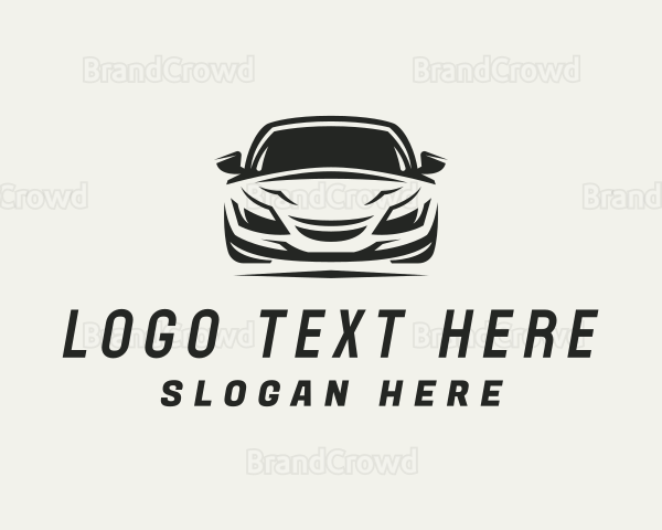 Sports Car Transportation Vehicle Logo