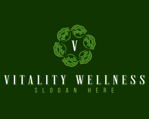 Nature Leaf Wellness logo design