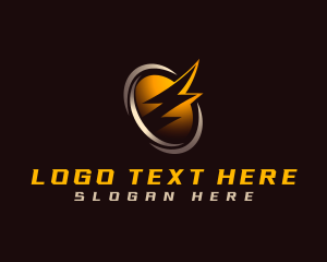 Power - Lightning Bolt Power logo design