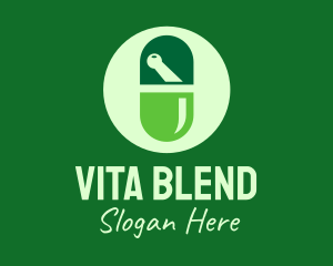 Multivitamin - Green Prescription Drugs logo design