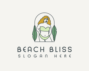 Tropical Sexy Bikini logo design