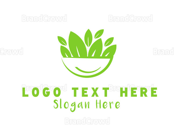 Vegan Salad Bowl Logo