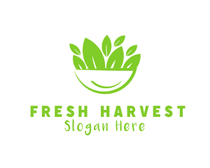 Veggie - Vegan Salad Bowl logo design