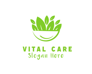 Vegan - Vegan Salad Bowl logo design