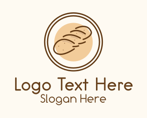 Bread Loaf Badge  Logo