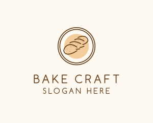 Bread Loaf Badge  logo design