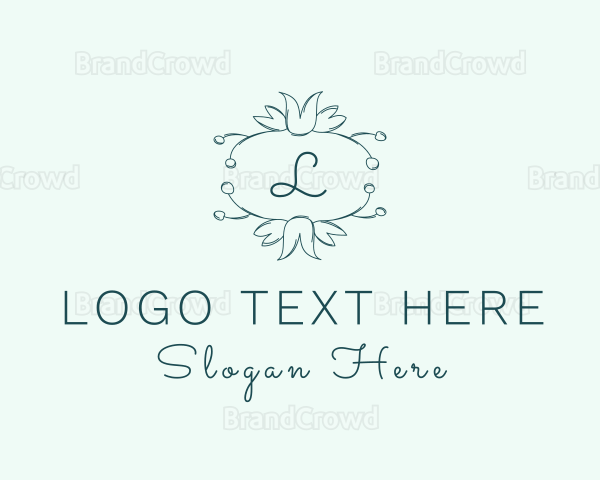 Natural Floral Tulip Logo