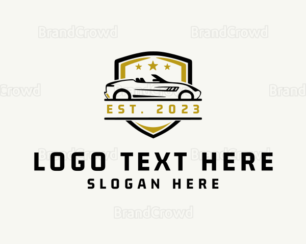 Convertible Car Badge Logo