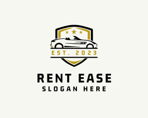 Convertible Car Badge logo design