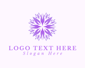 Purple Flower Spa Logo