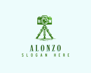 Camera Photography Tripod logo design