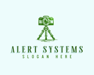 Camera Photography Tripod logo design