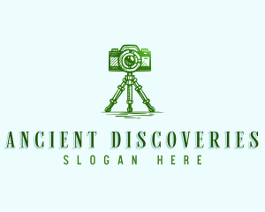 Camera Photography Tripod logo design