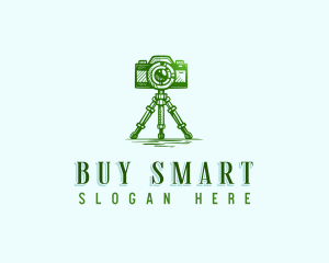 Camera Photography Tripod logo design