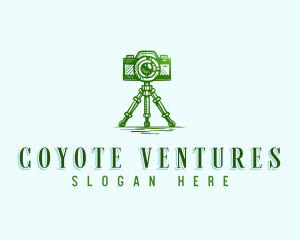 Camera Photography Tripod logo design