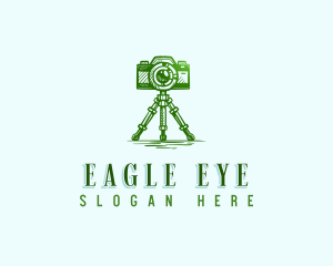 Camera Photography Tripod logo design