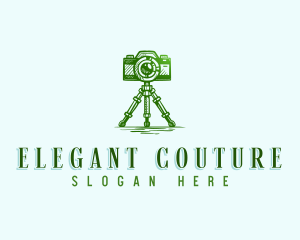 Camera Photography Tripod logo design