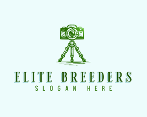 Camera Photography Tripod logo design