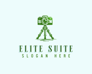 Camera Photography Tripod logo design