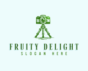 Camera Photography Tripod logo design