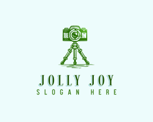 Camera Photography Tripod logo design