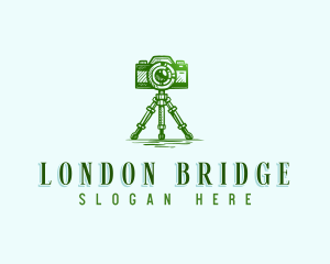 Camera Photography Tripod logo design